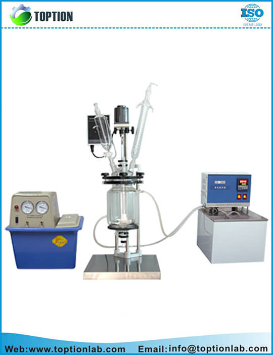 5l Laboratory Jacketed Glass Reaction Vessel, Reactor Customize