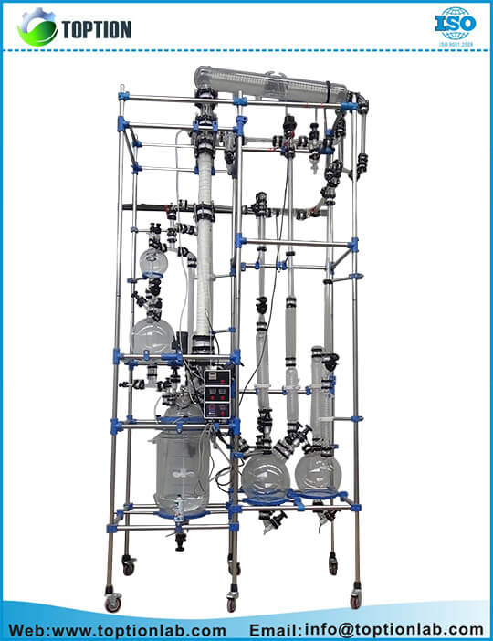 Lab Rectification Tower,Lab Glass Reactor With Rectifying Column