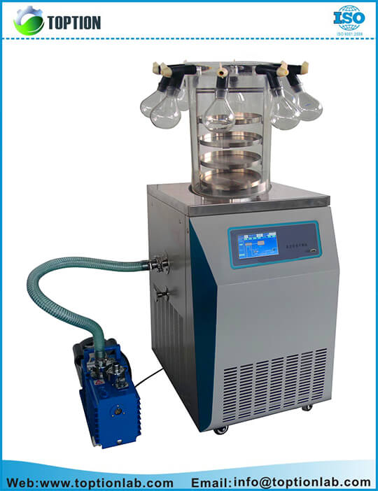 TOPT-12C multi-pipe vacuum freeze dryer