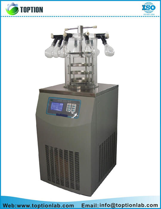 TOPT-18D manifold top-press vacuum freeze dryer