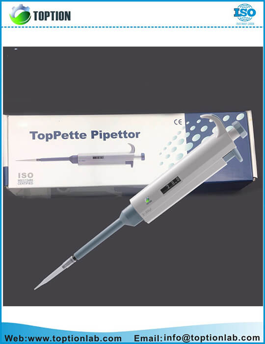50ul TopPette Mechanical Pipettes, Single Channel Fixed Volume Lab Pipette