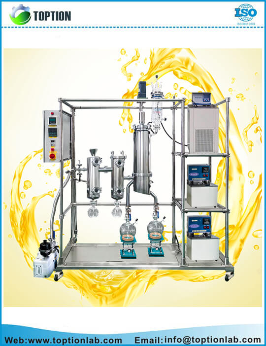 Lab scale molecular distillation equipment