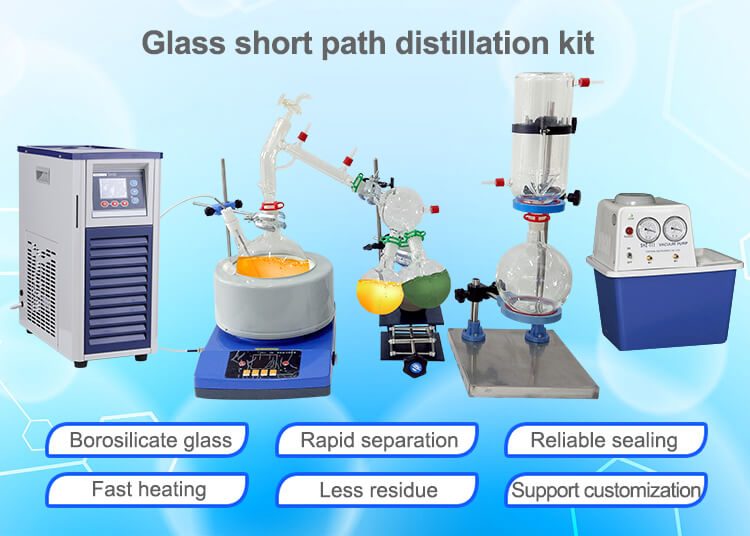 20L short path distillation setup;