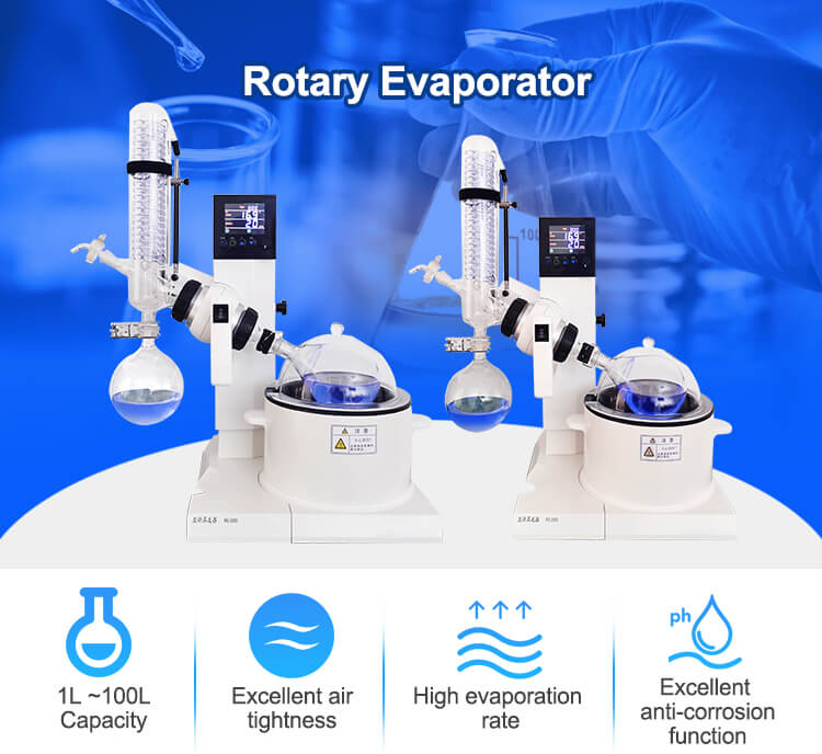 RE-5000 Rotary Evaporator 5L Laboratory Rotovap;