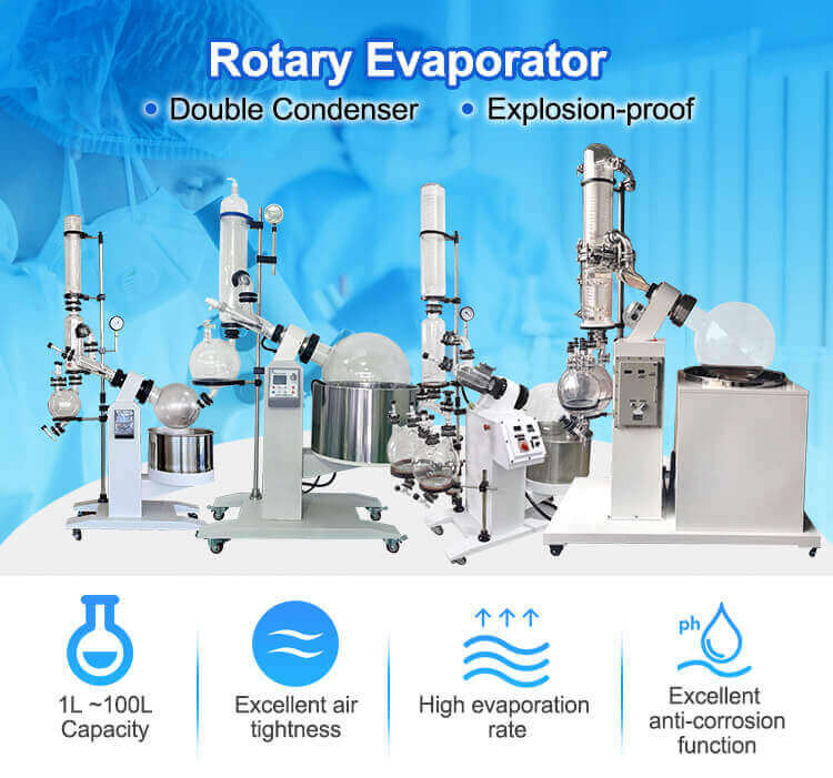 10L Rotary Evaporator, Industrial Rotary Vacuum Evaporation System;