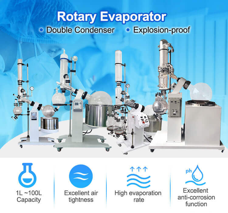 EX100L Rotary Evaporator Setup;
