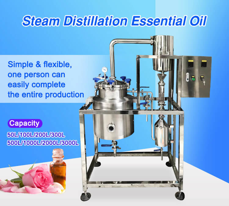 rose oil extraction machine;