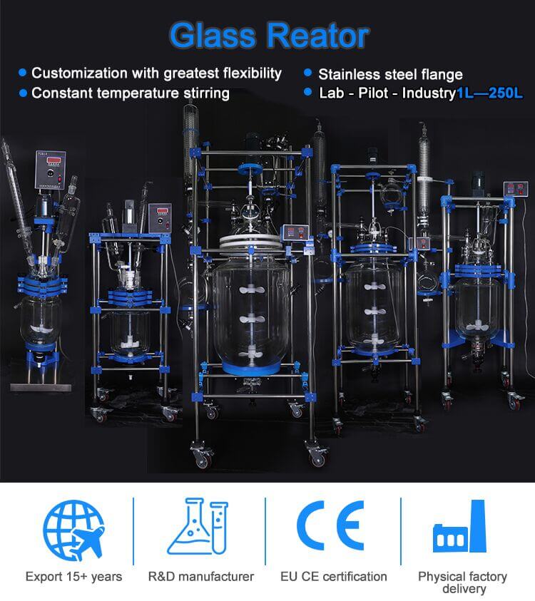 pharmaceutical glass reactor manufacturer;
