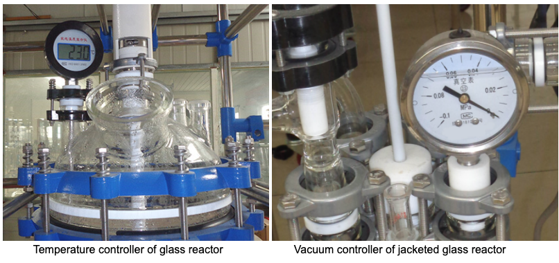 Double layer glass reactor 1L/5L;