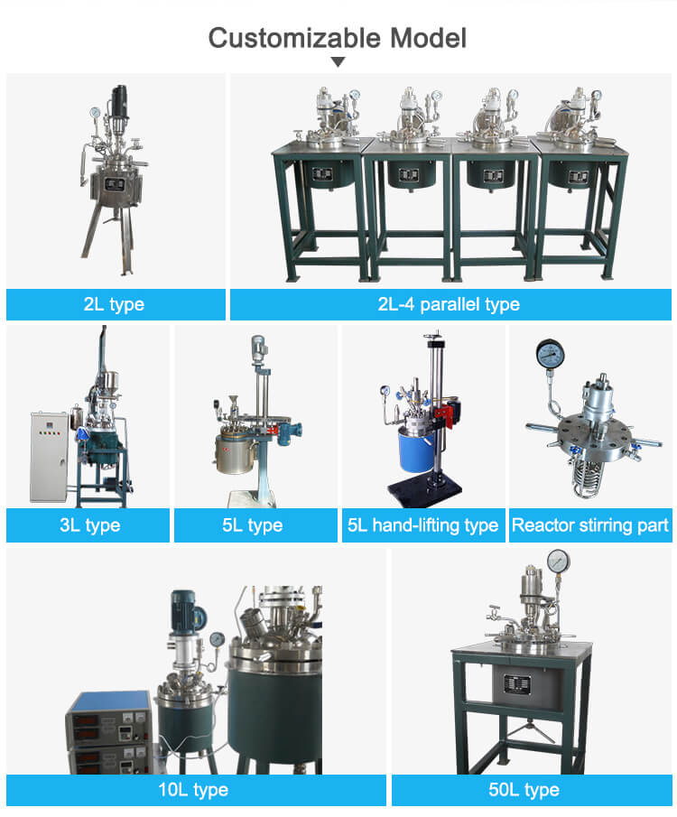 KCFD High Pressure Stainless Steel Chemical Stirring Reactor;