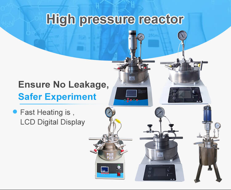 High Pressure Laboratory Reactor Stainless Steel Tanks Vessel;