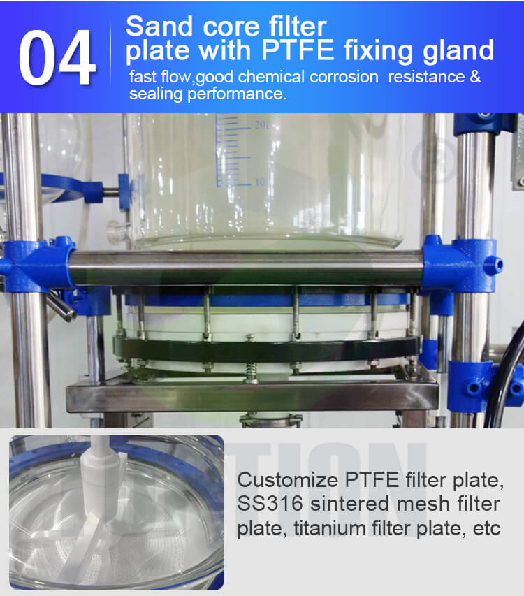 50L nutsche filter customization;