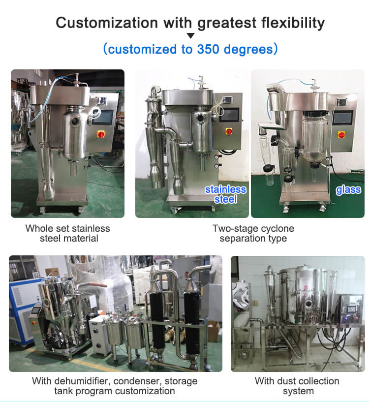 Centrifugal Spray Dryer Spray Drying Equipment Algae Food Industry;